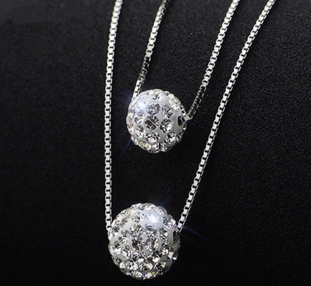 Double Ball Necklace For Woman