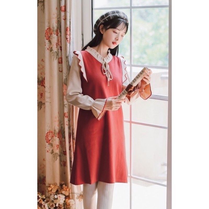 MDLV ~ 0475 MARITA KNIT DRESS KOREA TERBARU DRESS RAJUT PREMIUM FASHION IMPORT