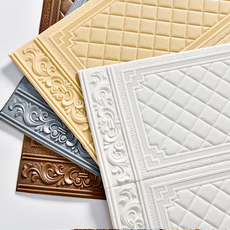 PROMO BELI 30 FREE 1 PCS !! WALLFOAM 3D PANEL 90CM X 70CM WALLPAPER FOAM-4