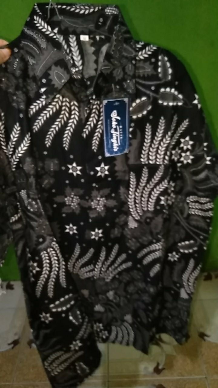 Size M L Xl Xxl Xxxl Bswart Batik Hrb026 Kenongo Hem Pendek Padi Pekalongan M L Xl Batik Pria Murah