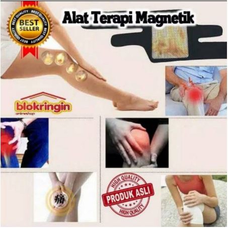 2PCS ( KANAN KIRI ) DEKER TERAPI PEMANAS LUTUT THERAPY MAGNETIK SUPORT - Sabuk Terapi Pemanas Lutut - Magnetic Therapy Self Heating Knee Pads - Sabuk Terapi Pelindung Lutut - Knee Pad Magnetik