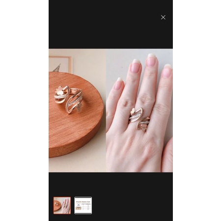 Cincin Wanita Titanium Asli