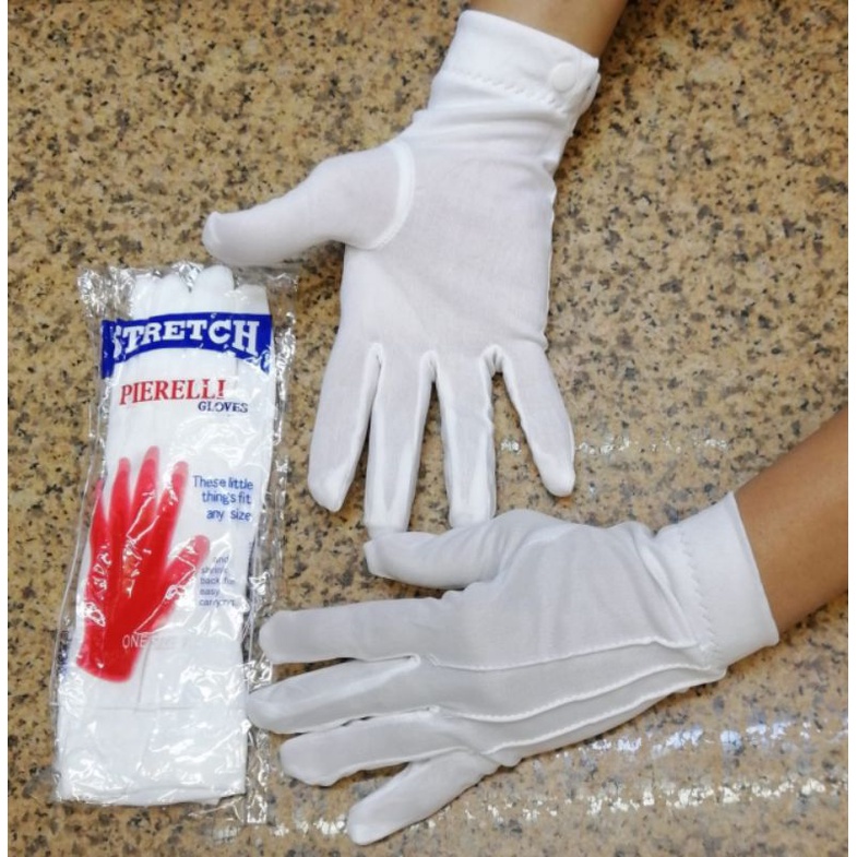 Sarung Tangan Pengantin Pria Putih Grosir