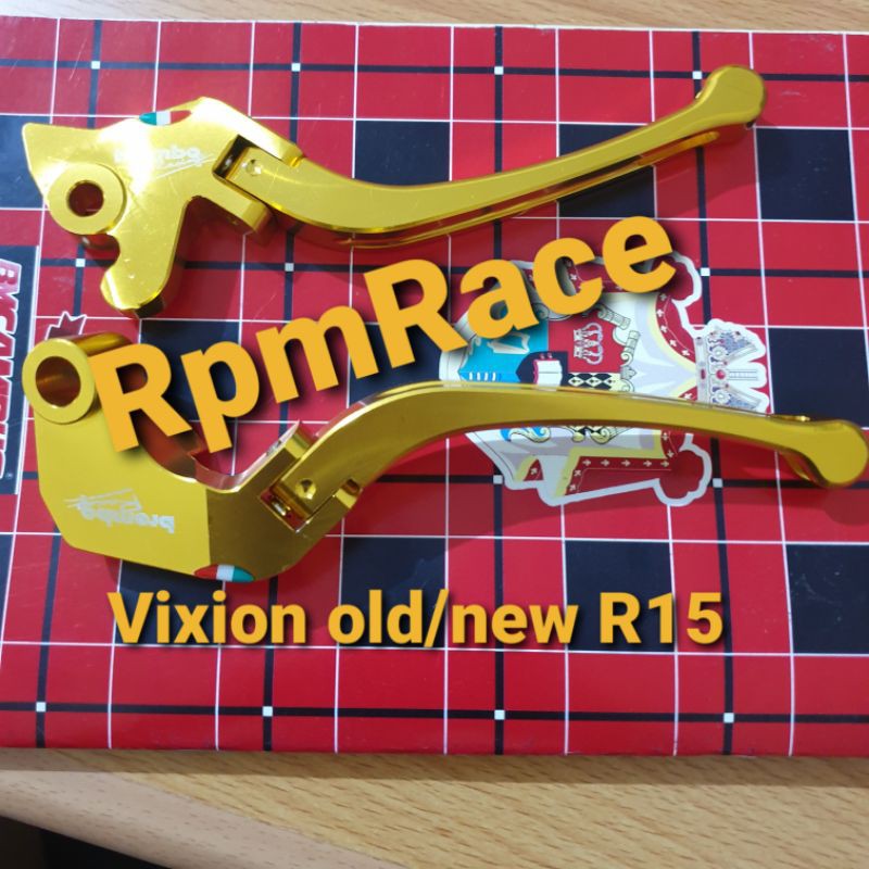 Handle Rem Model Crg Lipat full Gold Vixion Old/New R15 Handle Model Crg Lipat Vixion Old New Cnc