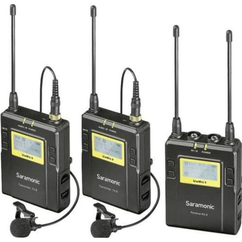 Saramonic UwMic9 Kit2 UHF Wireless Lavalier Microphone System