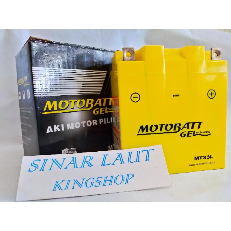 AKI MOTOBATT RXKING MTX3L