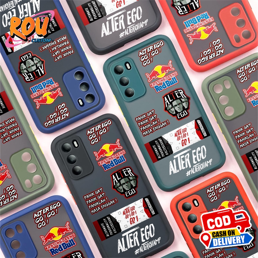 Case AERO Motif ALTER EGO XIAOMI REDMI S2 10 POCO M3 M3 PRO M3 PRO 5G X3 X3 PRO X3 GT Soft Case Aero