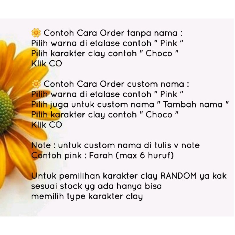 konektor anak lucu konektor karakter tali elastis korea custom nama murah