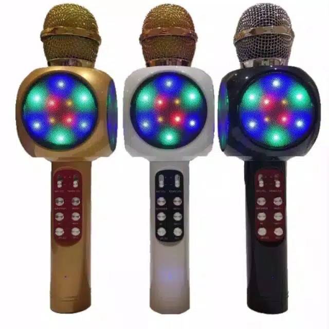 Mic bluetooth WS 1618  karaoke portable wireles