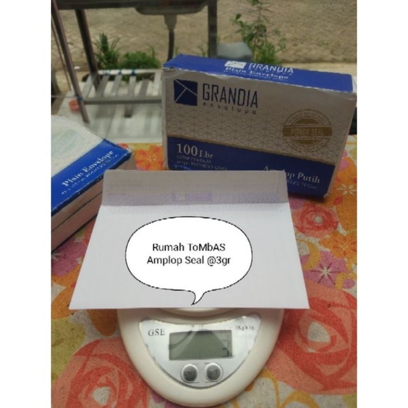 

3gr 1pc Amplop Grandia Seal Ada Lem 1 Lembar Stiker Sealed Satuan Sticker Eceran Ecer No Kotak Pack