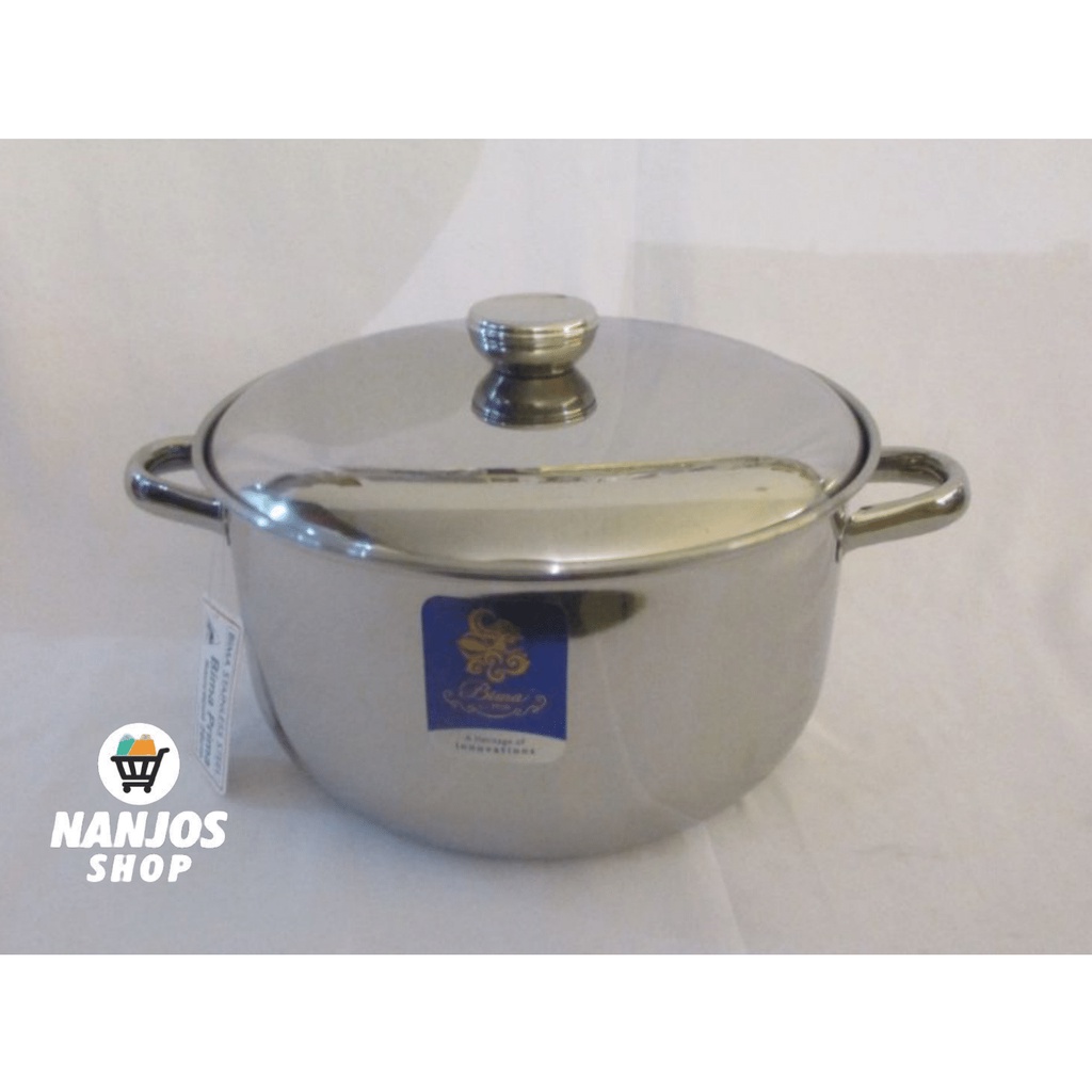 Bima Panci + Tutup Prima Panci Saus Saos Saucepot 28 Cm Stainless steel B2007028 / B200728