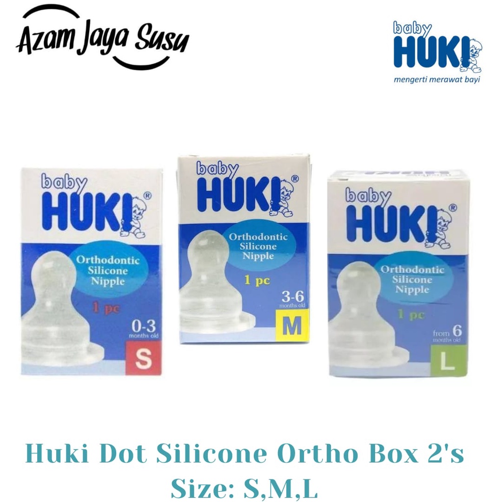 Huki Dot Silicone Ortho Box isi 1pcs AZZAM JAYA SUSU