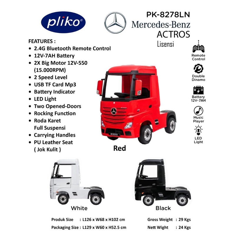Pliko Mobil Aki PK-8278N Mercedes Benz Actros