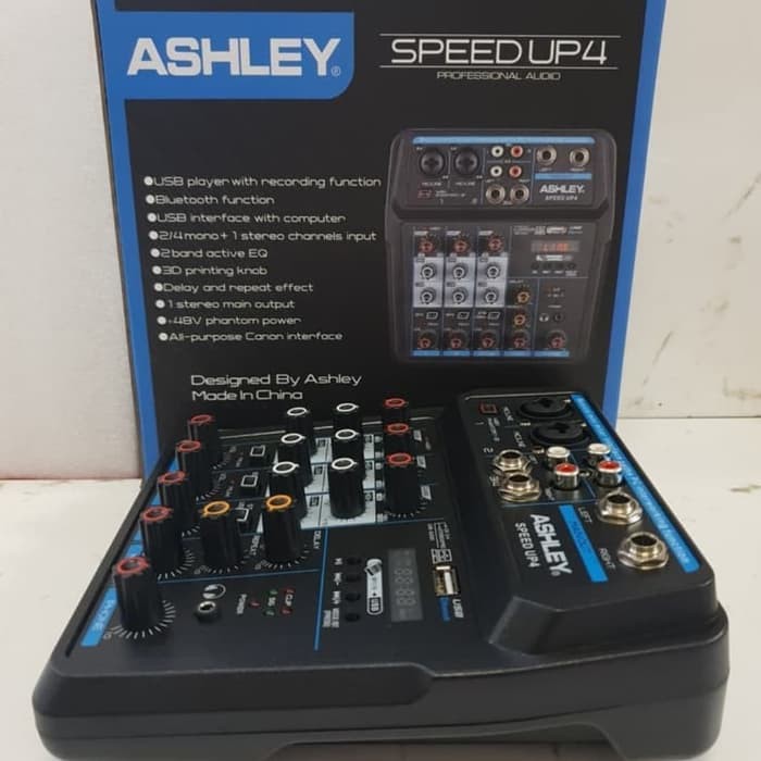 mixer ashley speed up4 4 channel audio bluetooth amplifier original