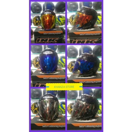 HELM INK DYNAMIC PAKET GANTENG//VISOR IRIDIUM FLET+CLEAR ORI