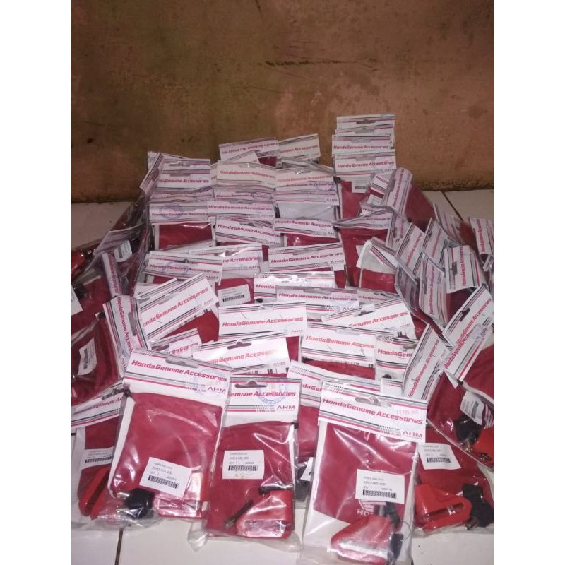 Disc lock Gembok cakram motor Honda Original 100%-3