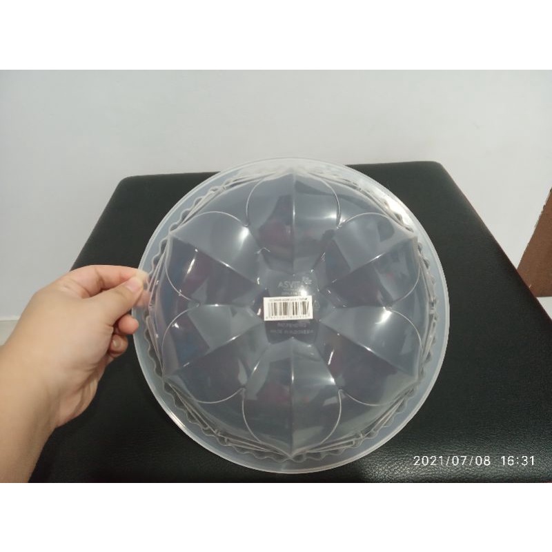 Cetakan agar-agar/cetakan pudding/cetakan plus tutup/cetakan agar plastik asvita Lily 24cm