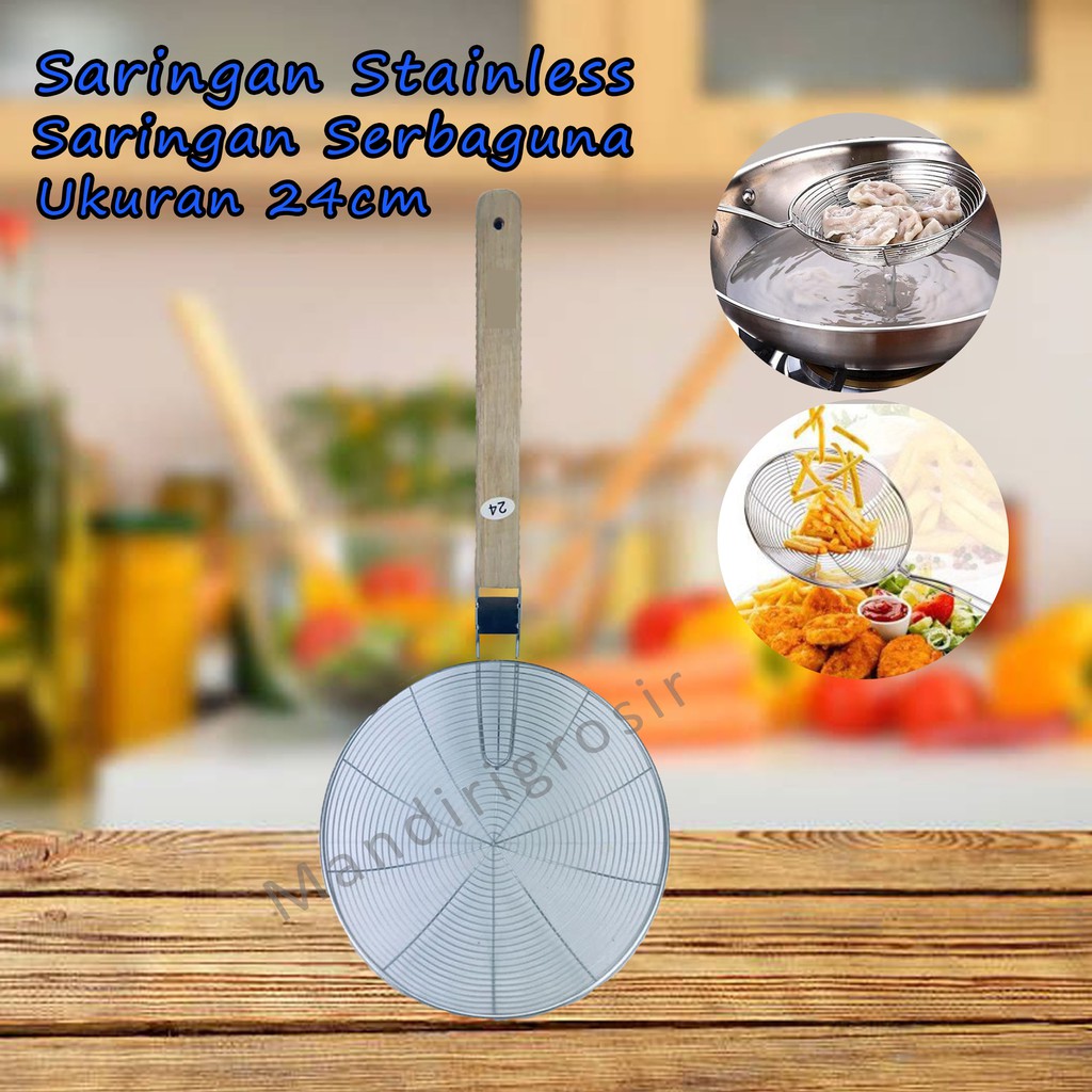 Saringan Stainless *Saringan * Saringan Serbaguna * 24cm