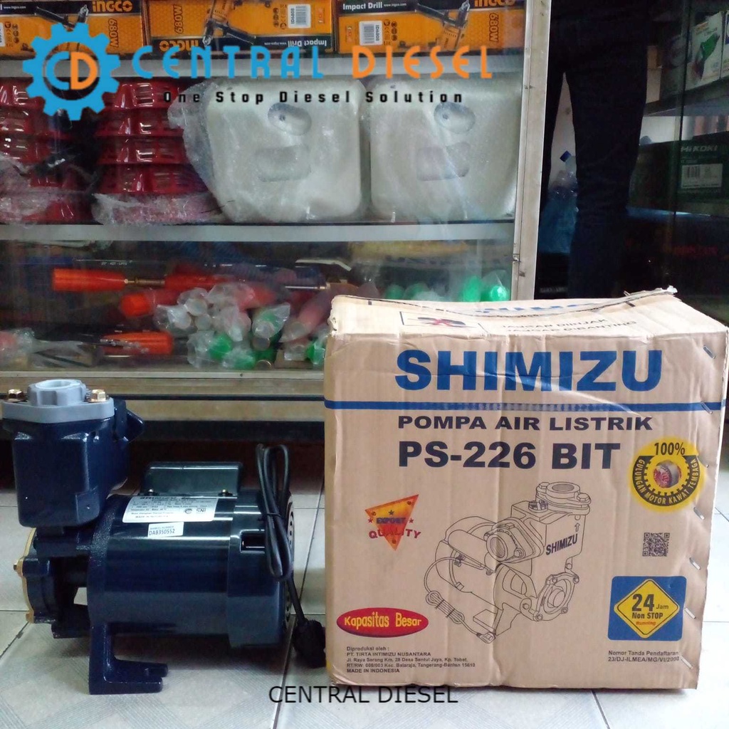 Pompa air Shimizu PS-226 BIT non otomatis