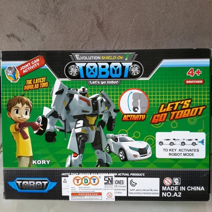 Mainan Tobot Evolution SHIELD ON Y A2 Putih - Mainan Robot Tobot