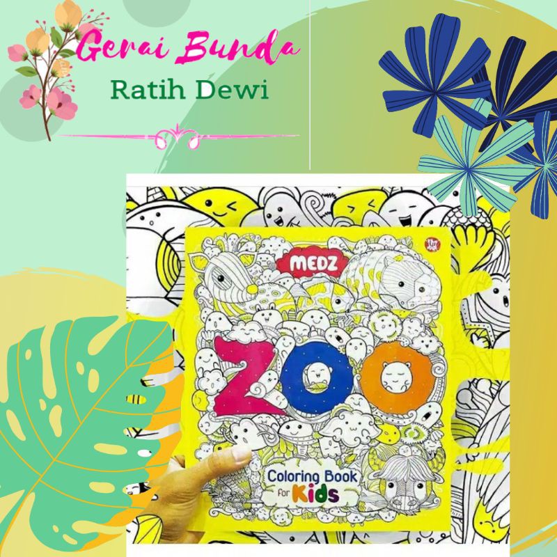 Download Zoo Coloring Book For Kids Shopee Indonesia