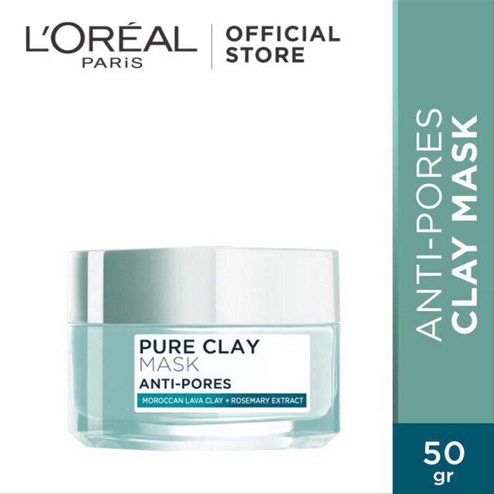 LOREAL PARIS PURE CLAY PORE REFINING MASK - 50ML
