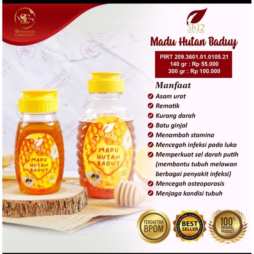 

MADU ASLI BADUY SR12/MADU HUTAN ASLI BADUY