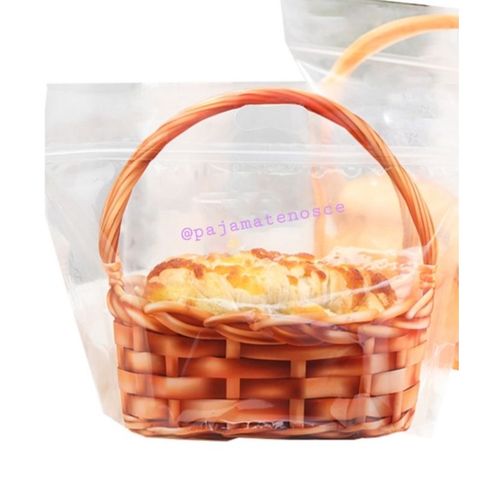 

Kantong Plastik Kemas Roti Tawar Bread Basket Snack Donat Nastar Keranjang Kue Klip Seal Hampers Parcel Baking Souvenir Kado Zip Lock