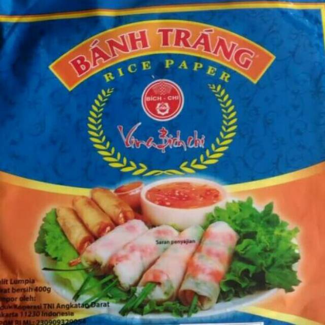 

HS Banh Trang Kulit Lumpia Vietnam Kertas Nasi Rice Paper 250 gram