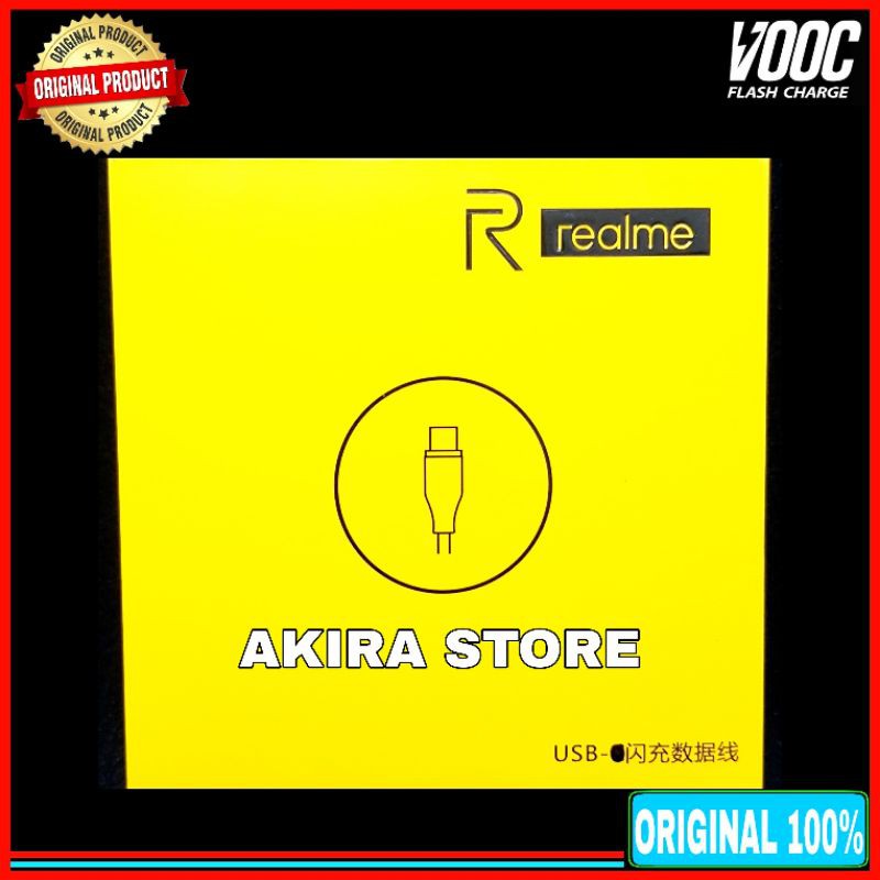 Kabel Data Realme Vooc Fast Charging Ori USB Original 100% Realme Micro USB