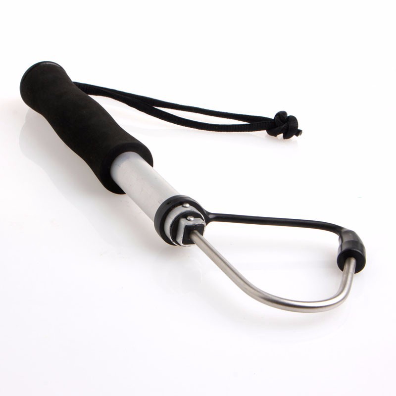 New Telescopic Retractable Fish Gaff Stainless Ice Sea Fishing Spear Hook Tackle