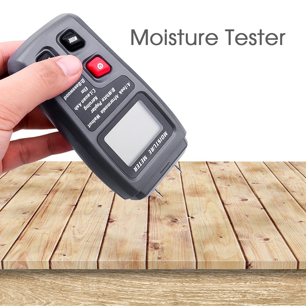 Wood Moisture Meter Kayu Alat Ukur Kadar Air Kayu Kertas Meja Lemari Ukiran MT-10 MT10