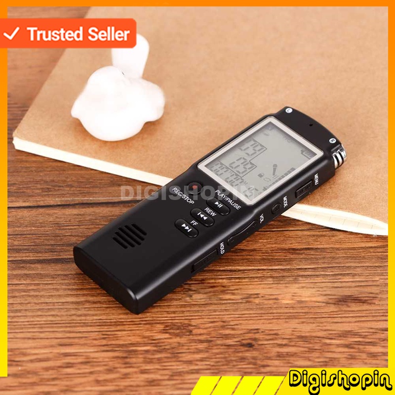 Digital Voice Recorder 8GB Alat Perekam Suara MP3 Player For Mp3 Format Music High Quality Sound / Portable Voice Recorder