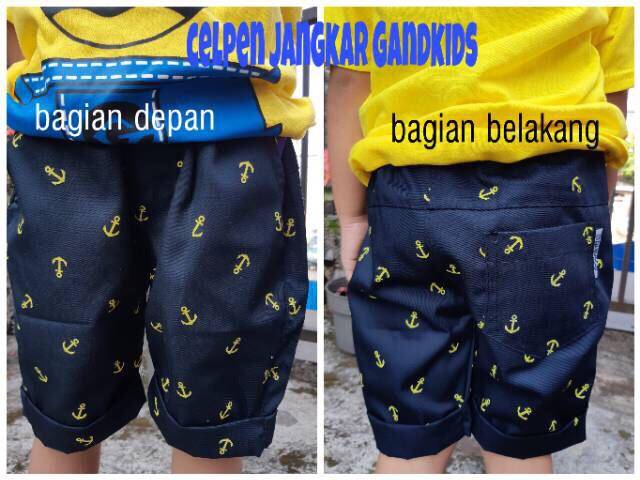 Celana pendek jangkar anak Anchor Gankids