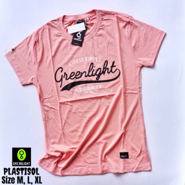 KAOS GREENLIGHT KAOS GREENLIGHT WANITA KAOS GRADE ORI KAOS LENGAN PENDEK