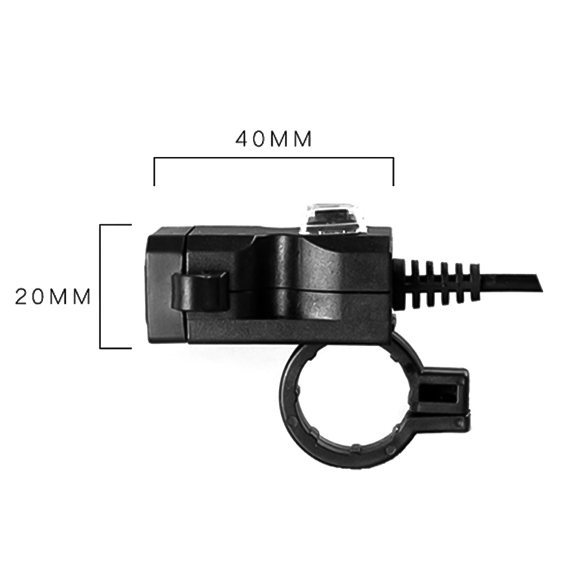 Adapter Power Supply Charger Dual Port Usb 3.0 12v Anti Air Untuk Stang Motor