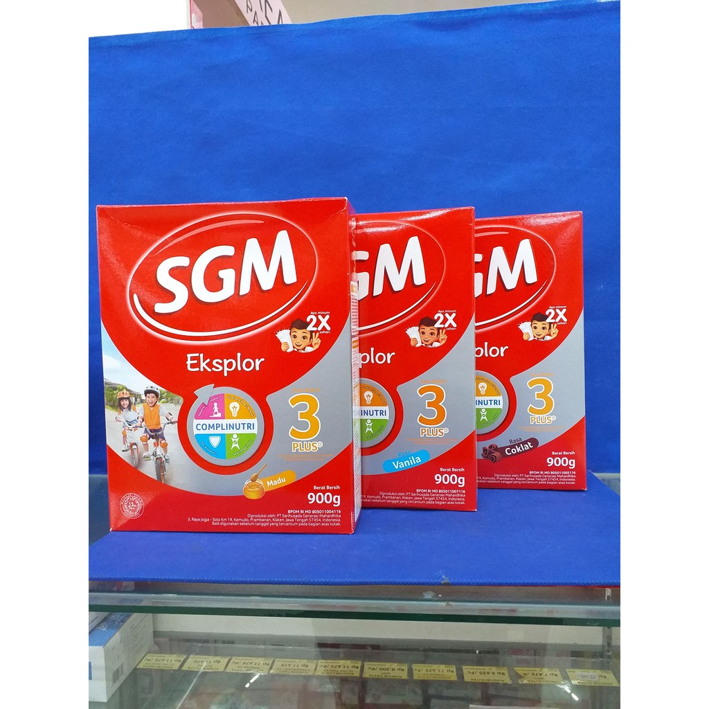 

SGM Eksplor 3+ Madu Coklat Vanila 900gr