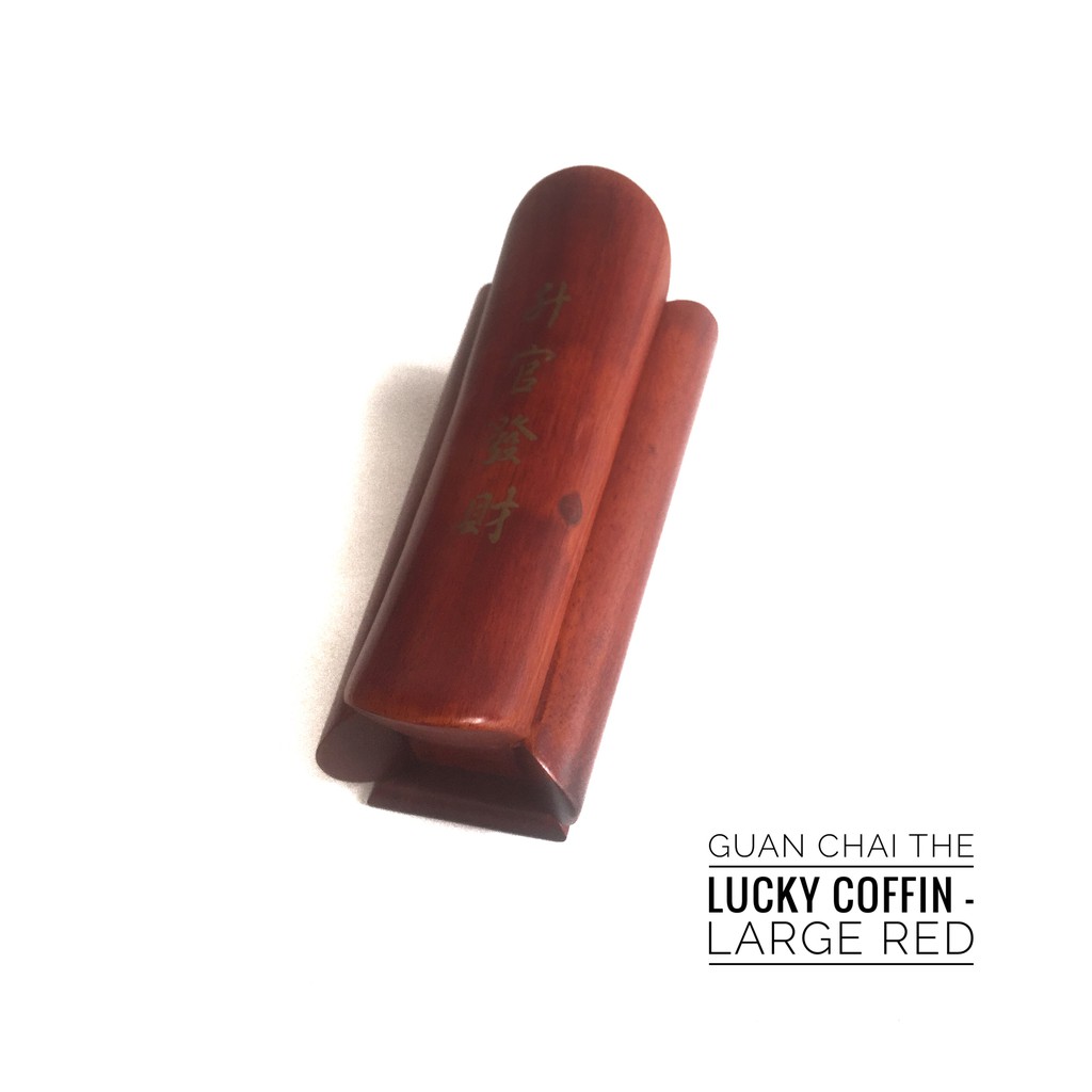 Fengshui Guan Cai Mini Coffins Miniatur Peti Mati - Red Big Size