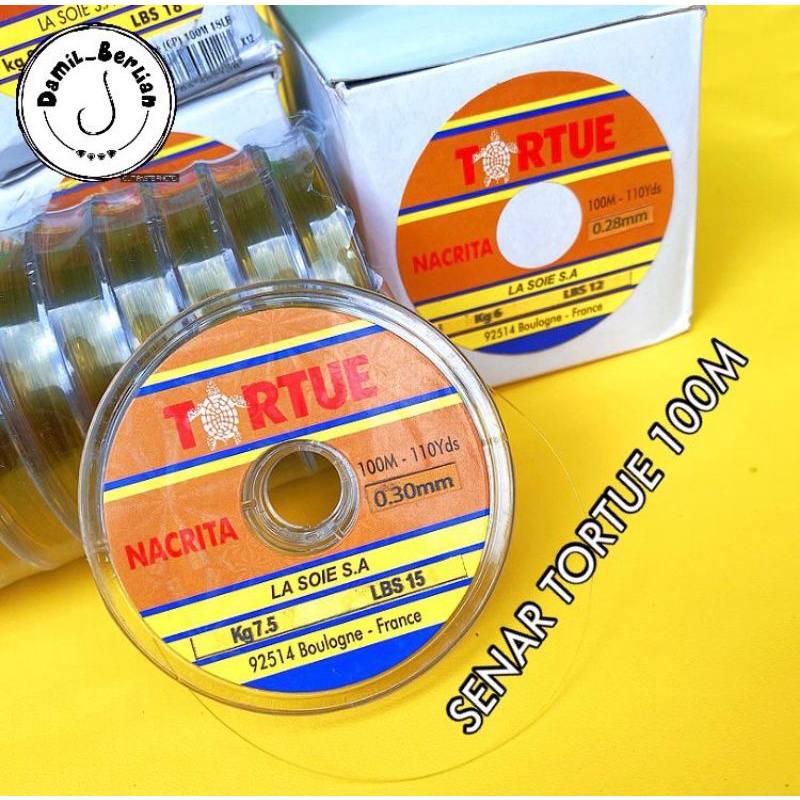 SENAR PANCING TORTUE NACRITA 100M GROSIR DAMIL_BERLIAN