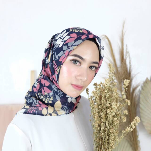 Cornskin motif segiempat |hijab| jilbab motif