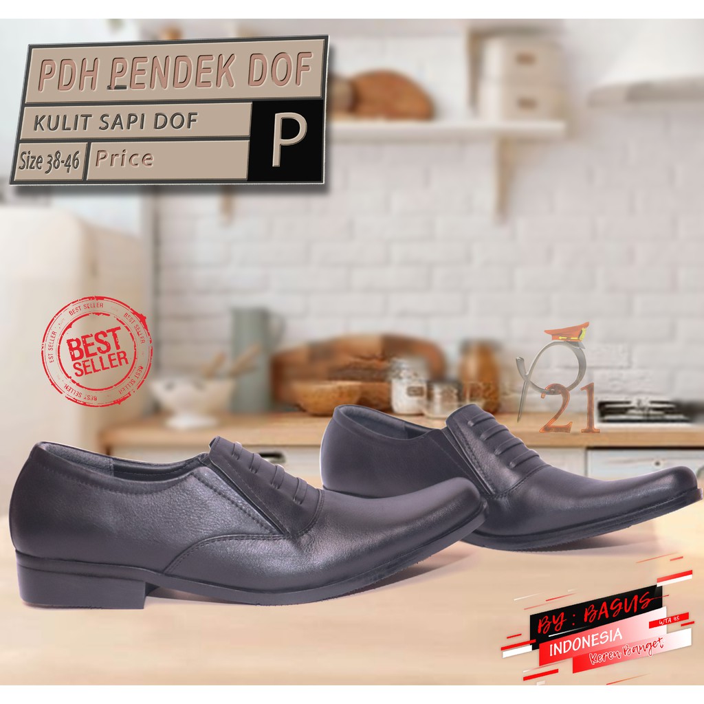 SEPATU PRIA / PDH DOFF / P21 / SEPATU DINAS / DOF