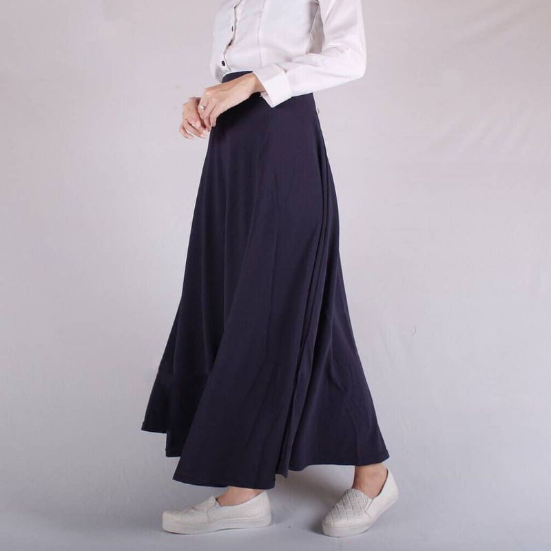 Rok panjang polos / rok muslimah / rok sar'i