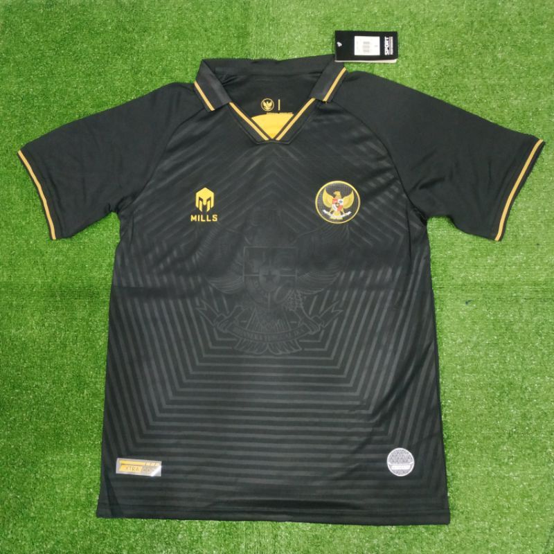 Jersey Negara Timnas Indonesia 3rd Hitam AFF Suzuki Cup 2020 - 2021 Grade Ori Import