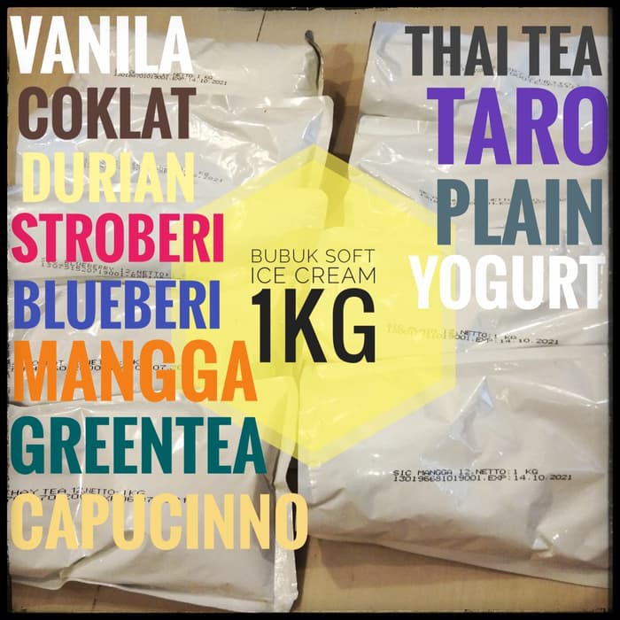 

BUBUK ES KRIM SOFT / SOFT ICE CREAM - VANILA LARIS