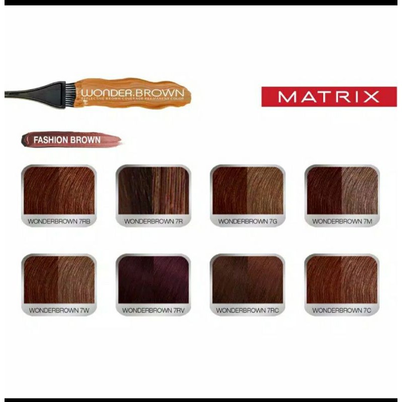 MATRIX CAT RAMBUT || Matrix Wonder Brown || Hair Color-Cat Matrix || Cat Rambut Matrix Warna Hitam || Pewarnaan Rambut Matrix || Toning Matrix ||Cat Rambut Salon Matrix