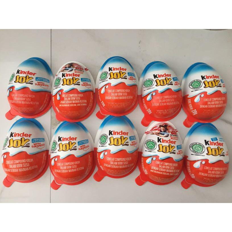 STOK TERBATAS Mainan Kinderjoy Surprise egg (mainan saja, tanpa coklat)