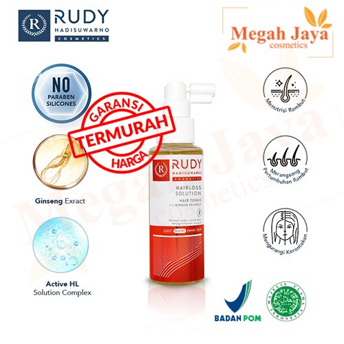 RUDY HADISUWARNO HAIR LOSS DEFENSE HAIR TONIC GINSENG @MJ