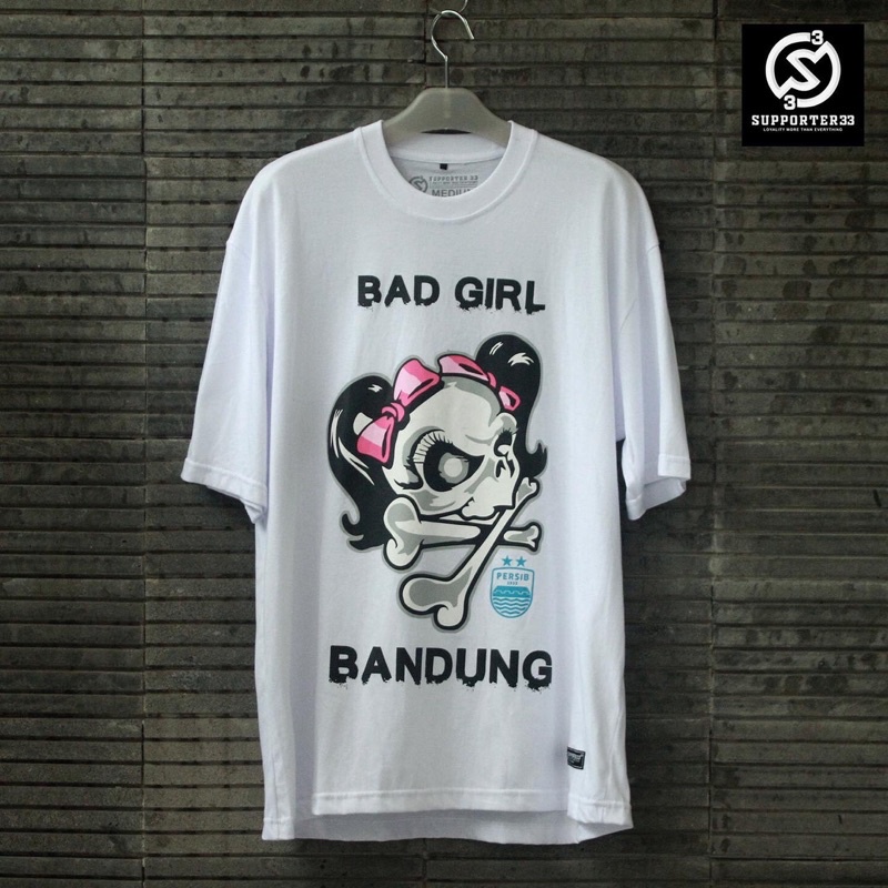 T-SHIRT OVER SIZE // bad girl bandung //merchandise persib // kaos persib murah // persib bandung //