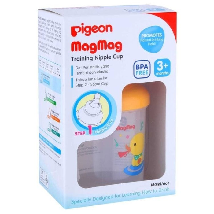 PIGEON MAG MAG STEP 1 TRAINING NIPPLE CUP / MAG MAG NURSING CUP