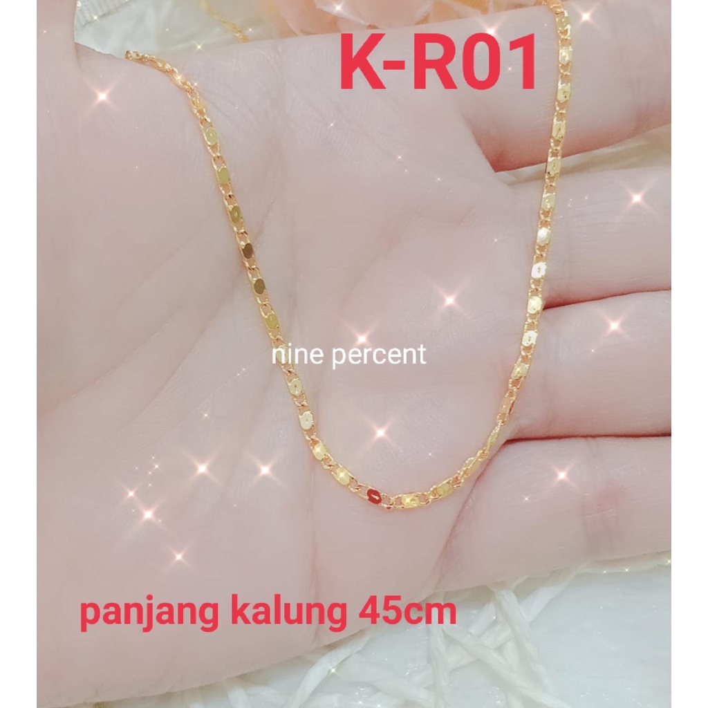 KALUNG RANTAI PERHIASAN  /NECKLACE RANTAI KALUNG PERHIASAN FASHION